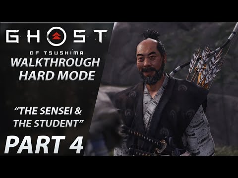 Ghost of Tsushima | Gameplay Walkthrough | HARD | Part 4 "The Sensei & the Student"
