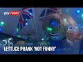 Liz Truss Responds After Lettuce Banner Prank