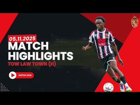 Highlights | Spennymoor Town 1 Tow Law Town 0 | Wednesday 5th November 2025