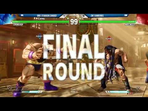 OHN14: Street Fighter V - Losers Final - DNG | Itabashi Zangief vs ZW|Gamerbee