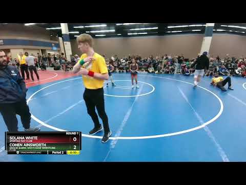 76-78 Lbs Round 1 - Solana White, Spartan Mat Club Vs Cohen Ainsworth, Gracie Barra Westchase Wres