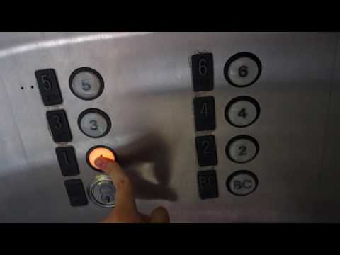 Vintage 1971 Westinghouse Selectomatic Traction Goddard Elevators, Tampa Int'l Airport, Tampa, FL