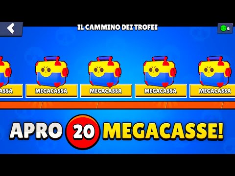 Apro 20 Mega Box GRATIS del CAMMINO dei TROFEI! Dopo Anni... Brawl Stars ITA!