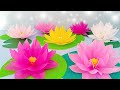 Lotus Flower How To Make Paper Flowers Tutorial Origami DIY Paper Craft