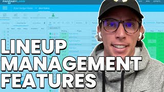 How To Export Lineups from FantasyLabs Optimizer | Lineup Management Features