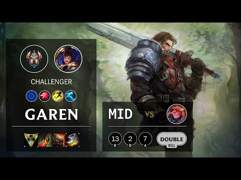Garen Mid vs Zoe - EUW Challenger Patch 10.18