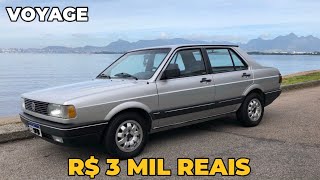 VOLKSWAGEN VOYAGE À VENDA POR APENAS 3 MIL REAIS