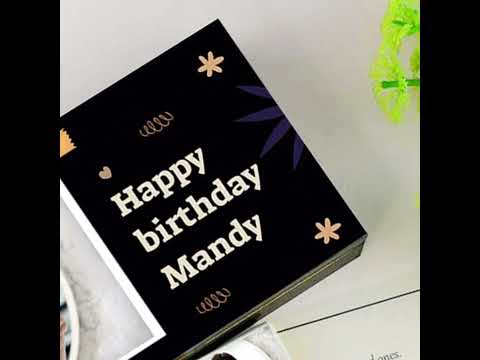 Personalized Birthday Chocolate Gift Box For Girlfriend  #chocolate #birthdaygif #gift