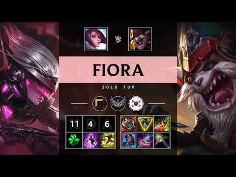 Fiora Top vs Kled - KR Challenger Patch 25.14