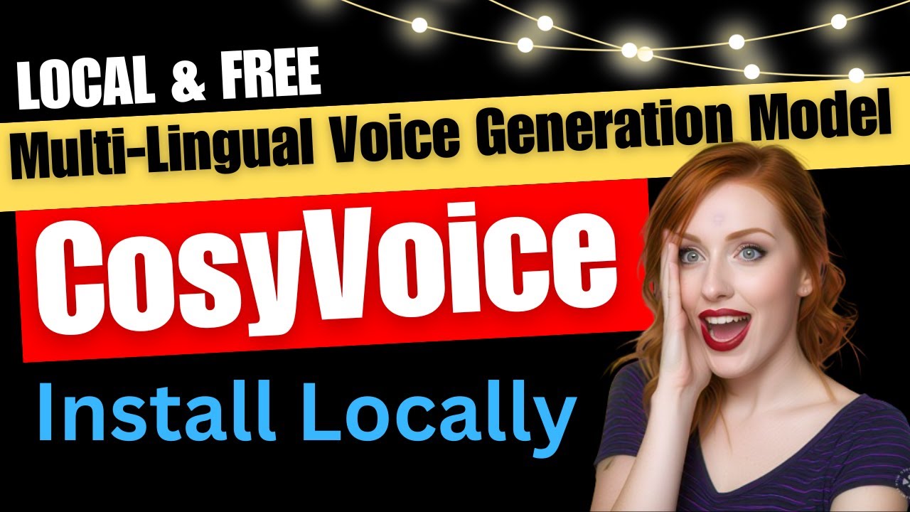 Install CosyVoice 2 Locally - Multi-Lingual Large Voice Generation Model