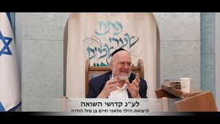 הרב רוזנבלום ברוך ויחי תשפ״ו (קהילת אבני החושן) - התמונה מוצגת ישירות מתוך אתר האינטרנט יוטיוב. זכויות היוצרים בתמונה שייכות ליוצרה. קישור קרדיט למקור התוכן נמצא בתוך דף הסרטון