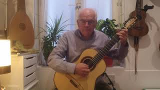 Guy Béart   L'eau vive  - guitare classique