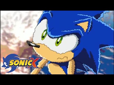 Sonic X | Sonic freezes in outer space