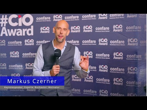 Interview mit Markus Czerner auf den Confare CIOAwards in Zürich 2024
