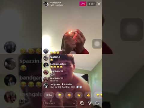 Curly Savv Goes Live With Fans Playing Nick Blixky Music