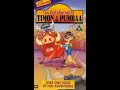 Opening To On Holiday With Timon And Pumbaa UK VHS 1997
