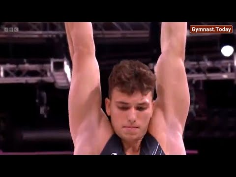 Top 3 in Men's High Bar Final - 2022 Birmingham 22nd Commonwealth Games - Artistic Gymnastics