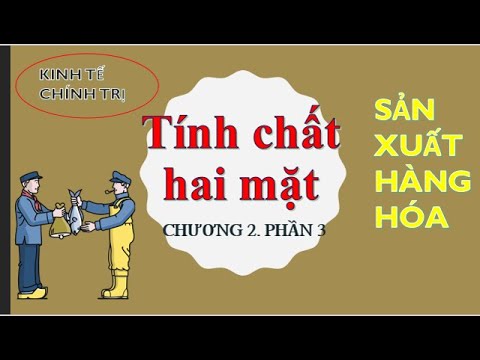 KINH TẾ CHÍNH TRỊ MÁC LÊNIN | Chương 2 | Phần 3. Hai mặt của lao động sản xuất - TS.
