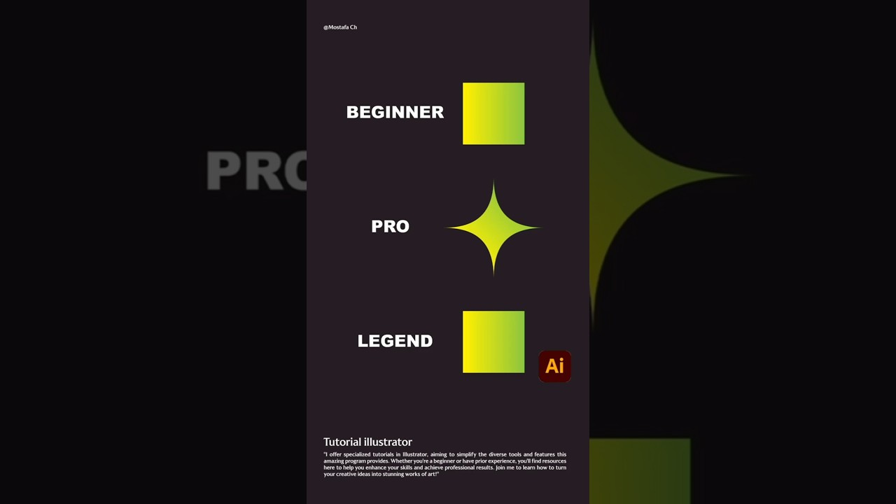 Adobe Illustrator Tips - How to Draw a Star Light Vector Like a Pro   #IllustratorTips