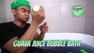 Guava Juice Bubble Bath!!!