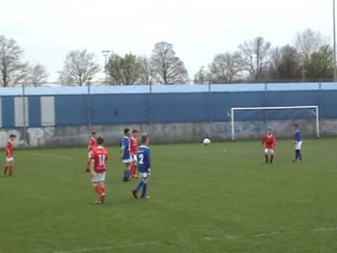 Laatste wedstrijd om plaats 5 t/m 8 tegen GVVV JO11-1