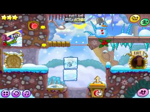 Snail Bob 6: Winter Story Full Game Walkthrough - Levels 1-25, 3 stars [HD]