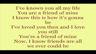 Friend Of Mine - Lea Salonga (lyrics)