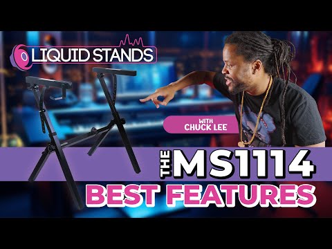 Liquid Stands Foldable Piano Keyboard Stand - 54-88 Key Z-Style Adjustable Digital Piano Stand Electric Piano Stand image 8