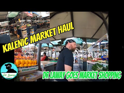 Belgrado, Sérvia - Kalenic Green Market Haul