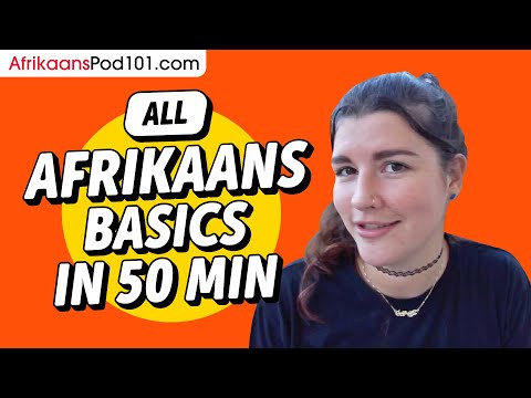 Learn Afrikaans in 50 Minutes - ALL Basics Every Beginners Need