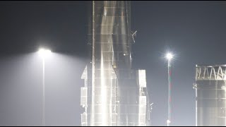 El primer Super Heavy Starship 'Versión 3' de SpaceX se deforma bajo la presión durante una prueba