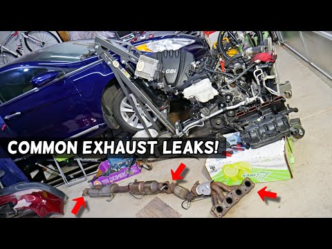 HYUNDAI SONATA EXHAUST LEAK FIX, COMMON EXHAUST LEAK