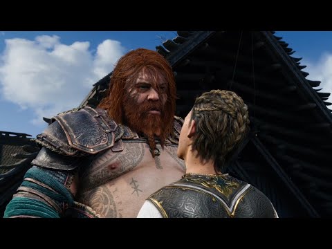 God of War 5 Ragnarok - Thor Saves Atreus From Heimdall Bullying Scene (2K 60FPS) GOD OF WAR 2022