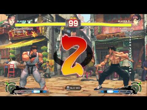 Air [Ryu] vs Kobrakoun [Fei] SSF4 Online Ranked Matches - TRUE-HD