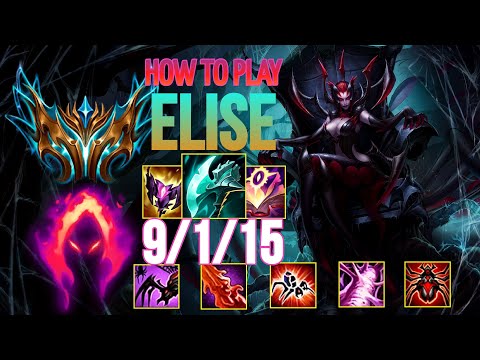 TOP 1 CHALLENGER Guides How to Play Elise Jungle & Carry + Best Build/Runes Season 12