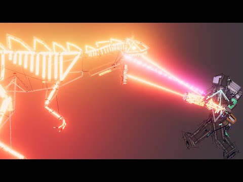 The Giga Tron Prime vs Super Mecha Knight - People Playground 1.22.2