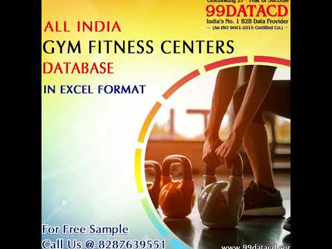 All india gym and fitness centers database