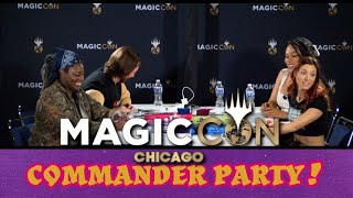Commander Party Live at MagicCon Chicago 2025 | Magic the Gathering MTG EDH Gameplay