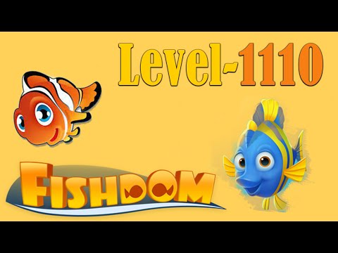 Save The fish game / fishdom / level 1110 / fishdom level 1110
