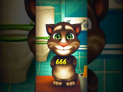 Never say 666 to Talking Tom💀 #talkingtom #terror #shorts