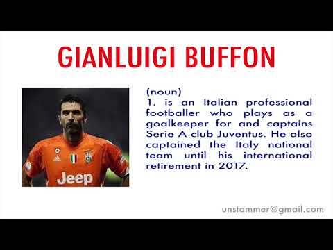 How to Pronounce Gianluigi Buffon