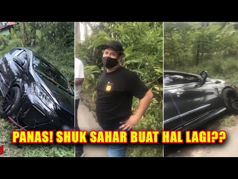 KERETA SHUK TERJUN PARIT, ISTERI TANYA SIAPA WANITA BERTUDUNG HITAM TU??