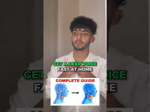 Get a Deeper Voice Fast at Home 🏡 Easy exercise to strengthen r neck muscles! Insta @iamomarelka 🔥