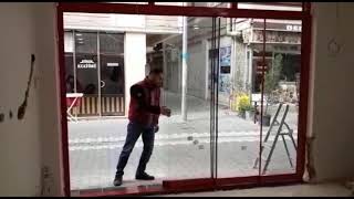 eşiksiz Sürme cam kapı - akçayapı - beylikdüzü cam balkon