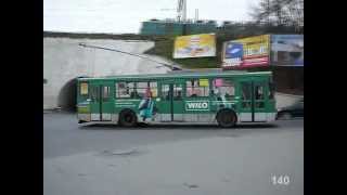 preview picture of video 'Ternopil Trolleybuses 640x480 ( Škoda 9Tr, 14Tr, ЮМЗ)'