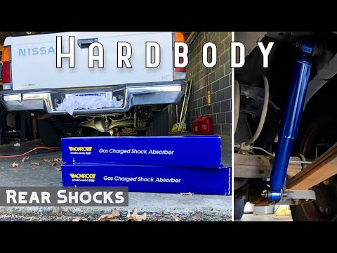 Nissan Hardbody Rear Shock Replacement - DIY - Monroe Monro-Matic Plus 31000