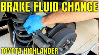 How to Replace Brake Fluid on a Toyota Highlander