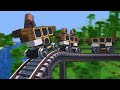 I Made a Rollercoaster with Create Mod Trains