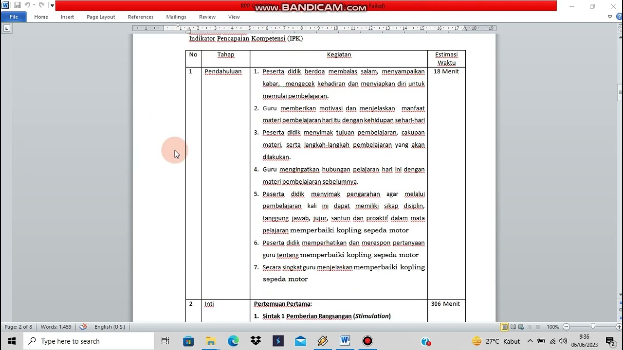 cara membuat RPP dengan cepat