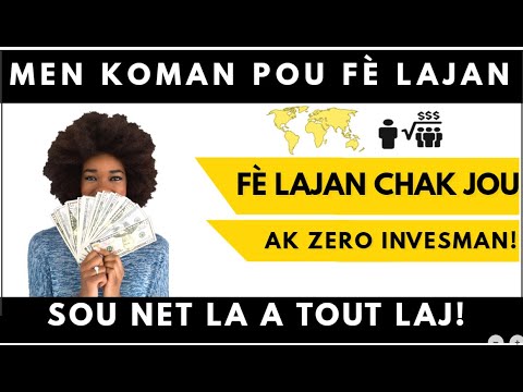, title : 'FE $10 - $100 PA JOU AVEK $0 INVESMAN | Earn $10 - $100/Day With $0 INVESTMENT | English - Ht Creole'